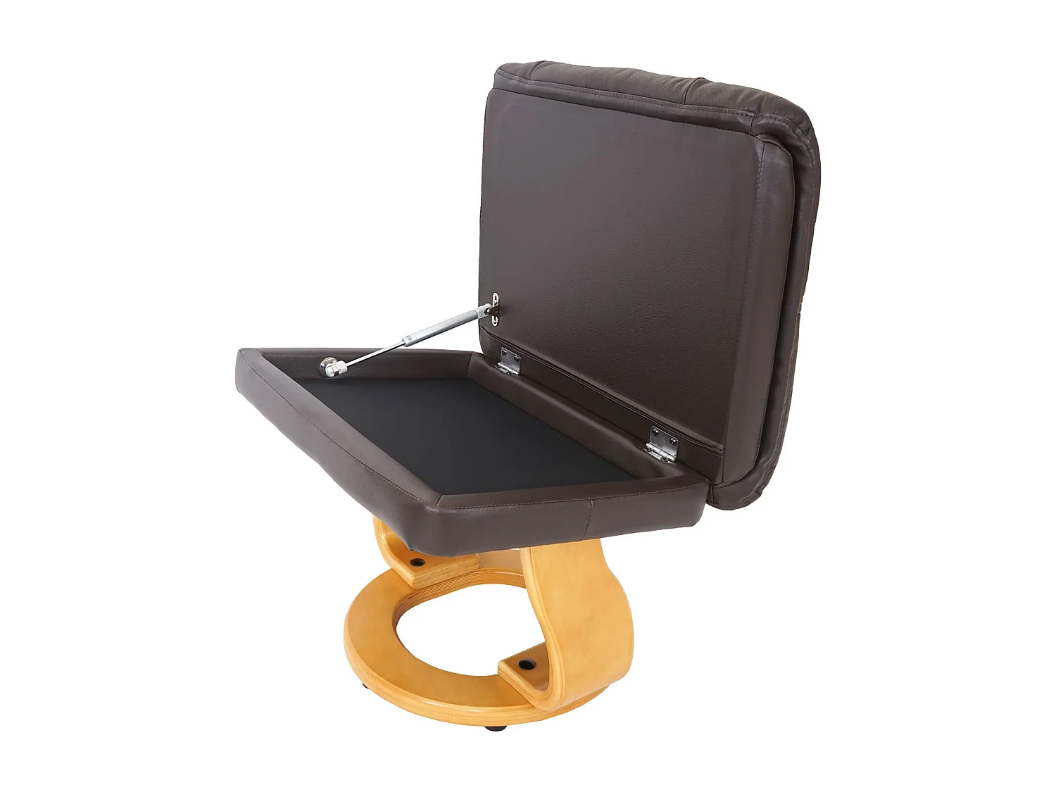 Relaxsessel Windsor XXL mit Hocker, Braun, naturbraun