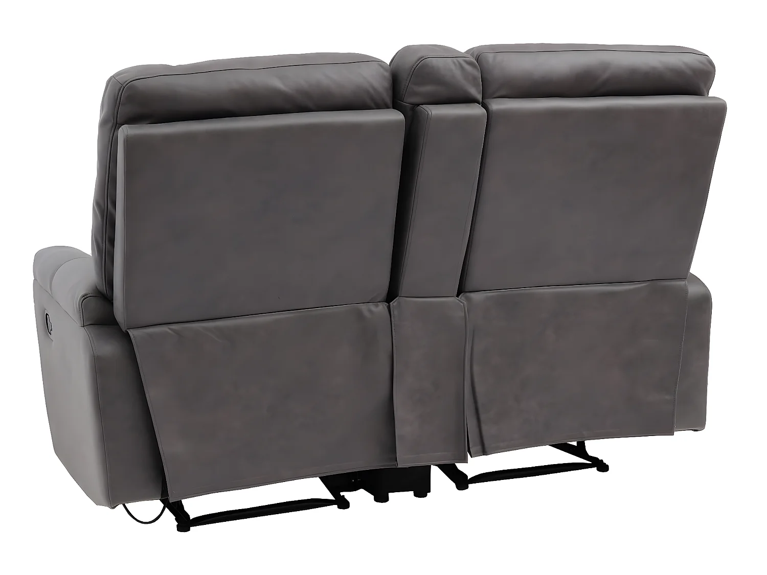 2-osobowy fotel kinowy MCW-K17,  tkanina/tekstylia ciemnoszary