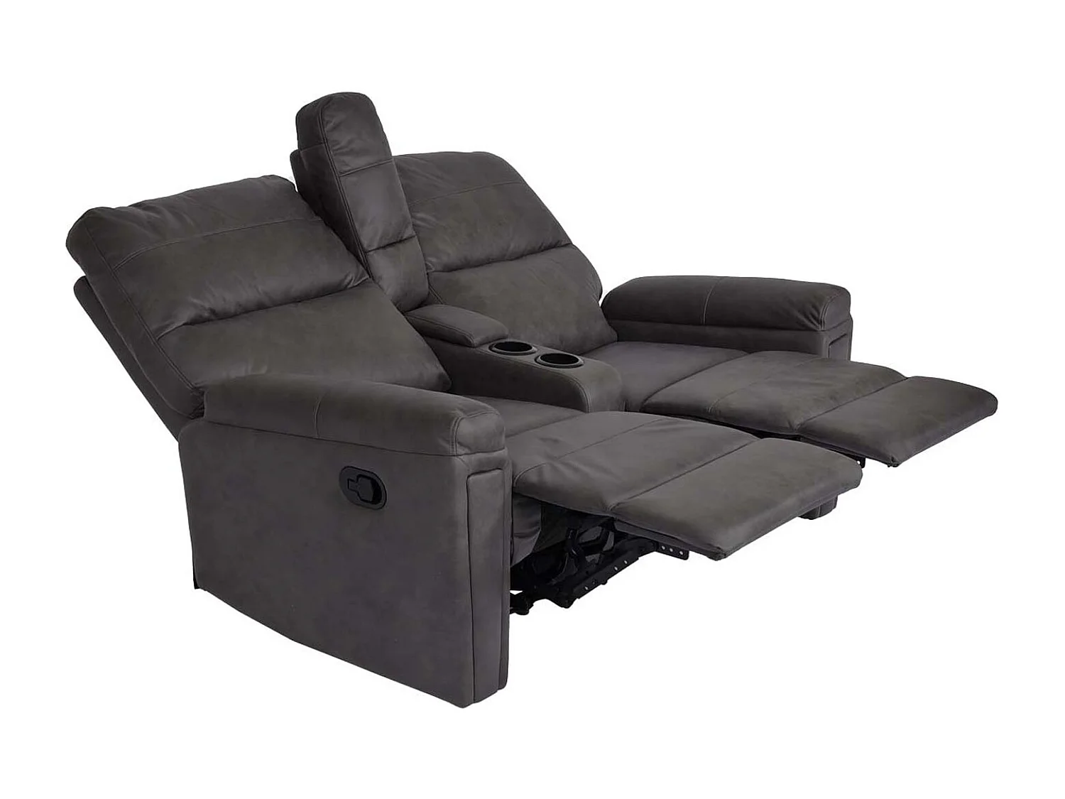 2-osobowy fotel kinowy MCW-K17,  tkanina/tekstylia ciemnoszary