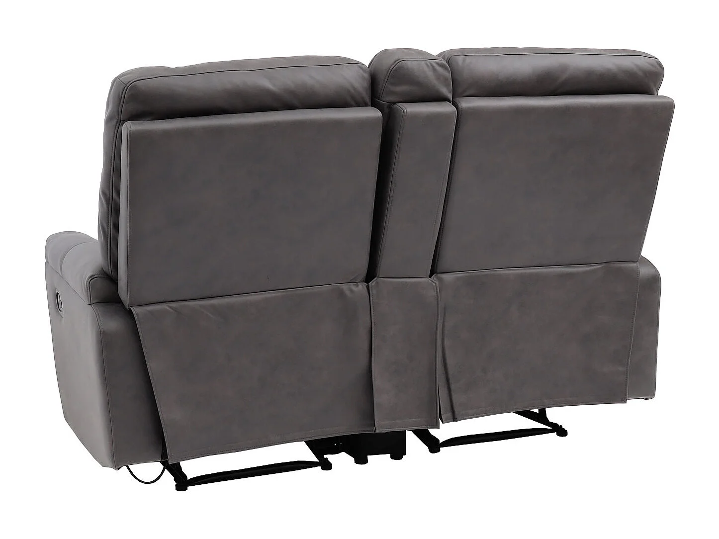 2-osobowy fotel kinowy MCW-K17,  tkanina/tekstylia ciemnoszary