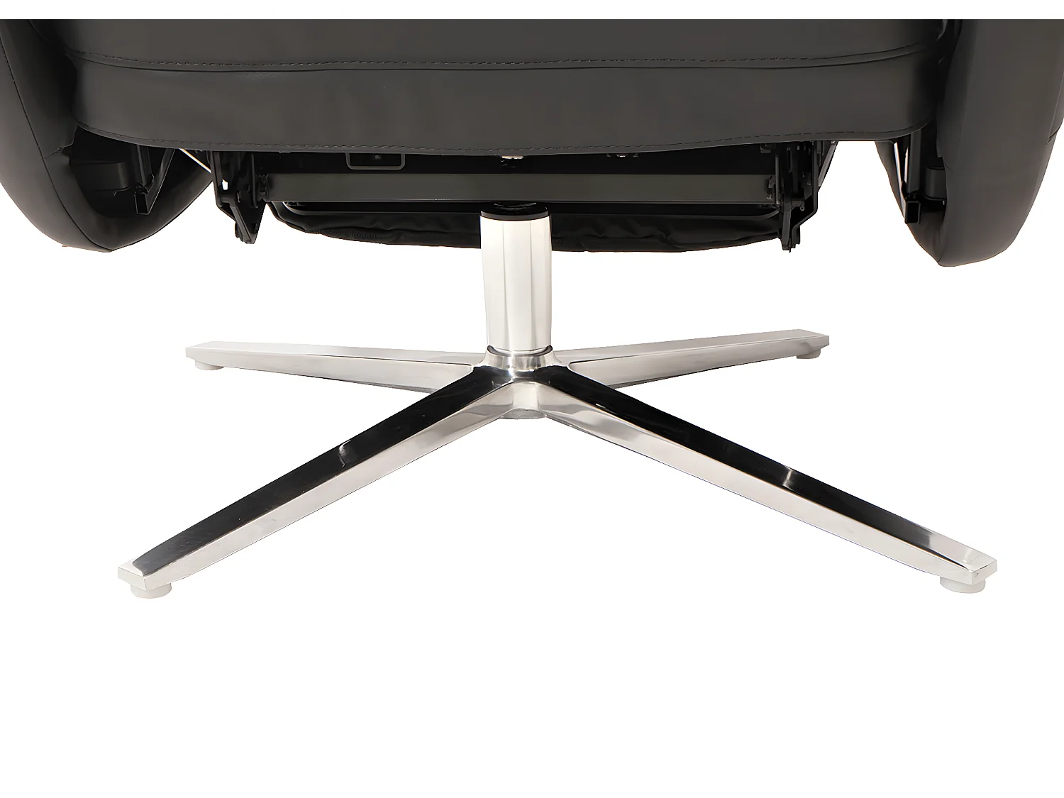 Relaxsessel MCW-L11 drehbar, Voll-Leder, Schwarz