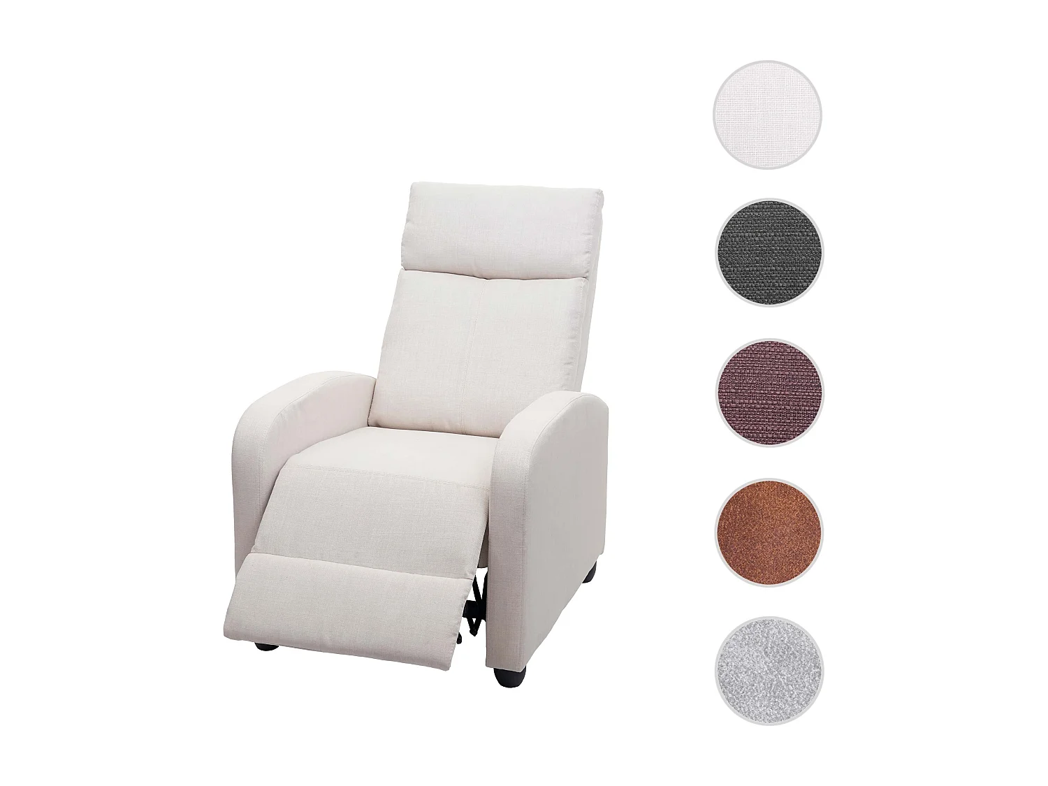 Relaxsessel MCW-F76, Creme