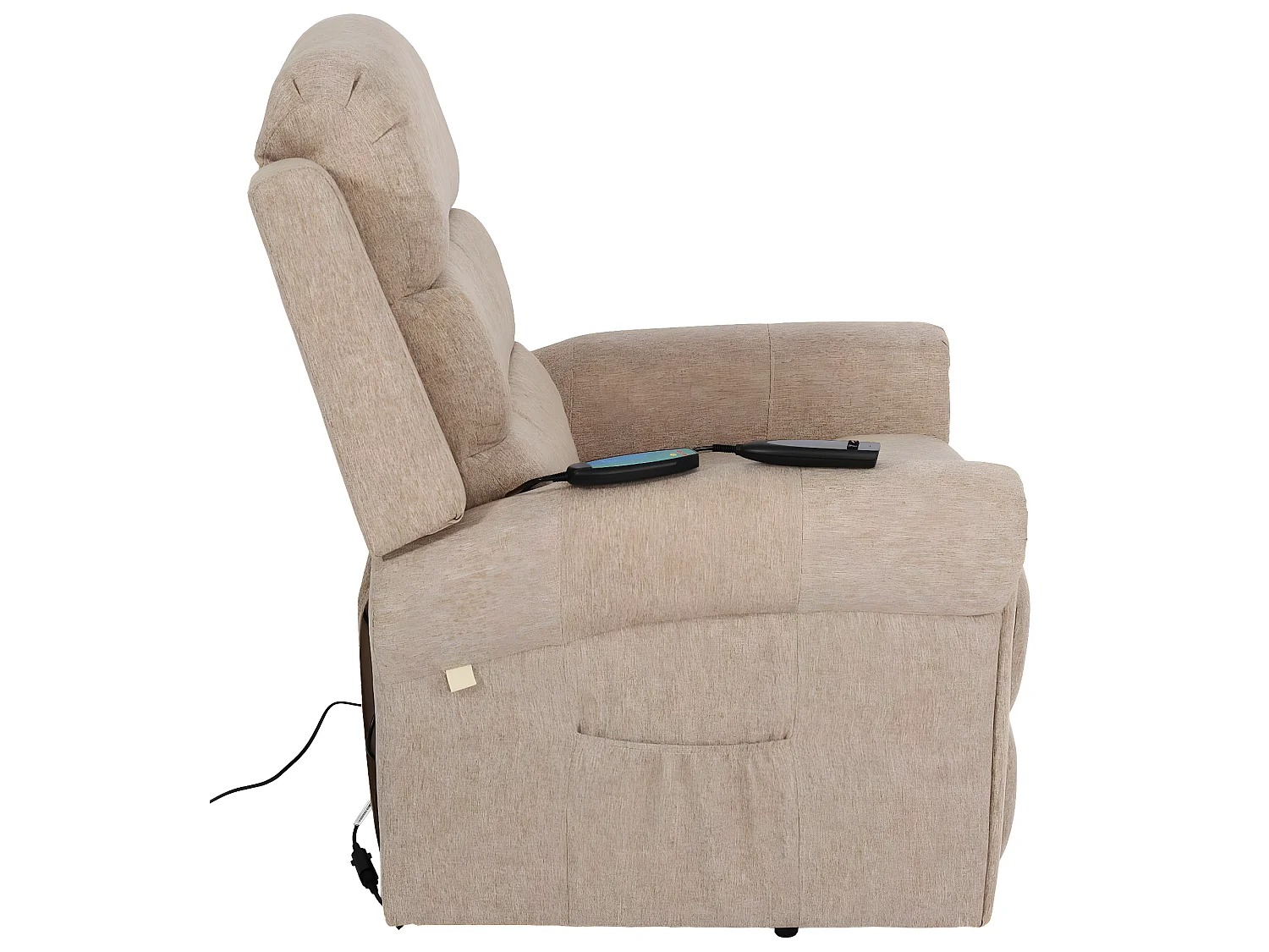 Fernsehsessel MCW-K63, Beige-braun