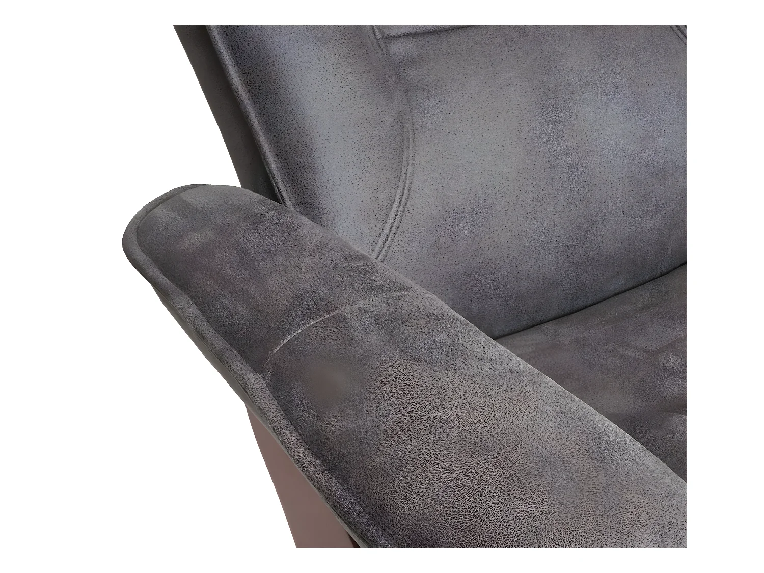 Leżanka Halifax,  ciemnoszary, kolor orzechowy