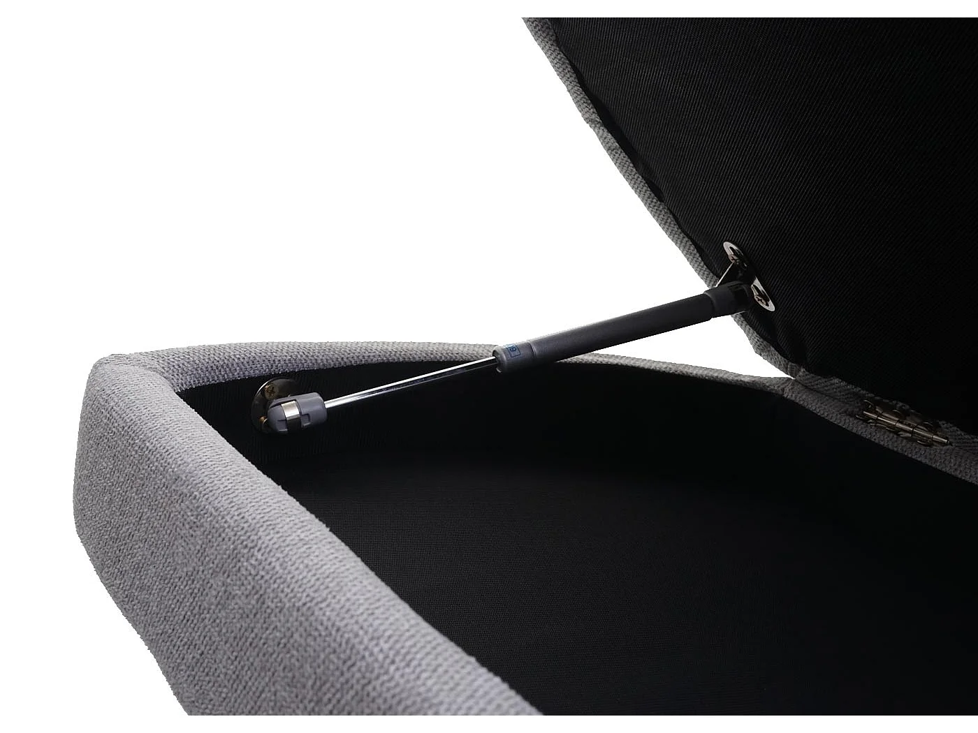 Leżanka MCW-C16,  tkanina/tekstylia jasnoszary