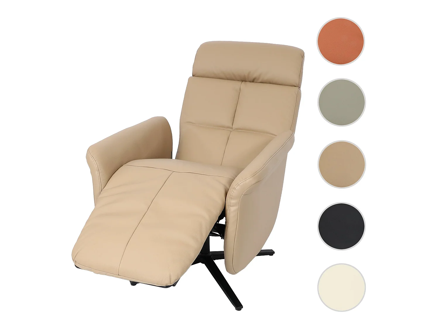 Relaxfauteuil MCW-L10,  taupe