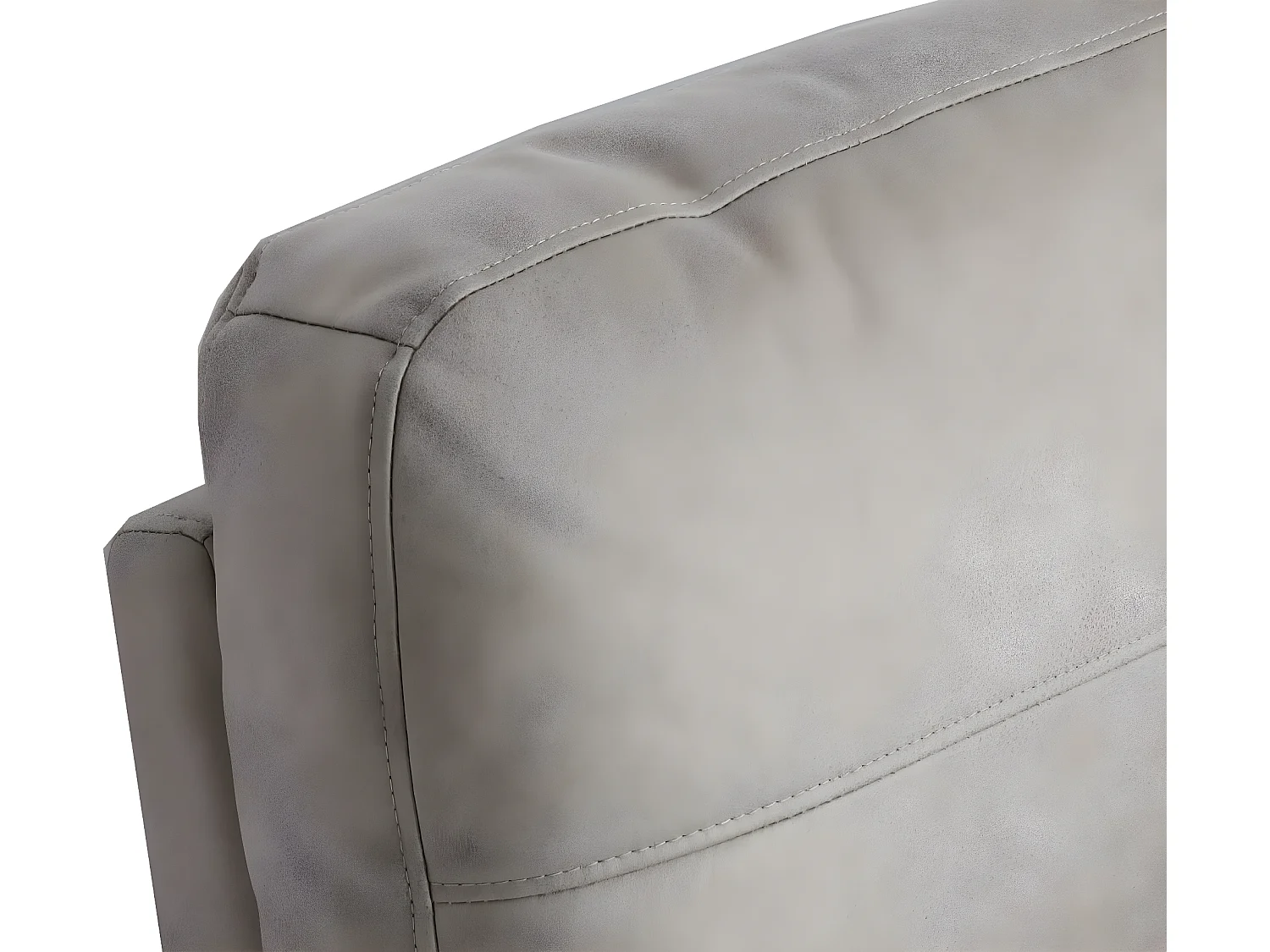 Poltrona da cinema 2 posti MCW-K17 regolabile tessuto grigio chiaro