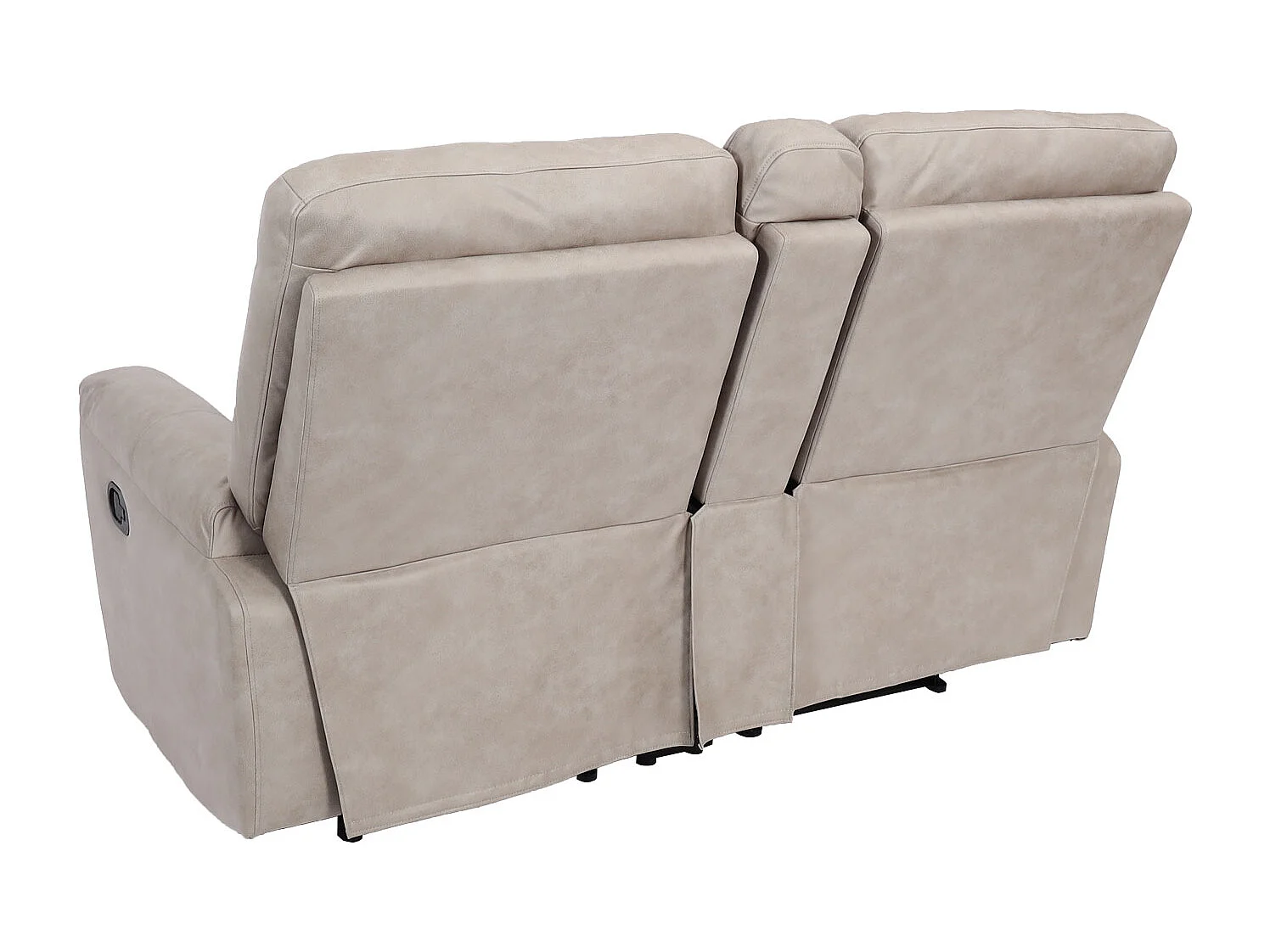 2-osobowy fotel kinowy MCW-K17,  tkanina/tekstylia jasnoszary