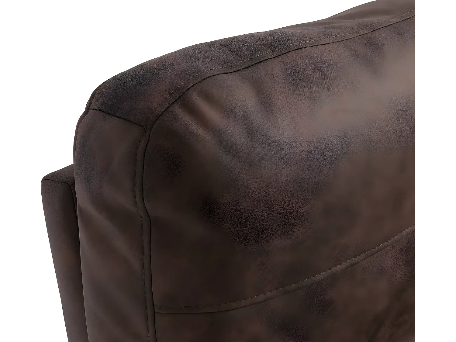 2-osobowy fotel kinowy MCW-K17,  tkanina/tekstylia brązowy