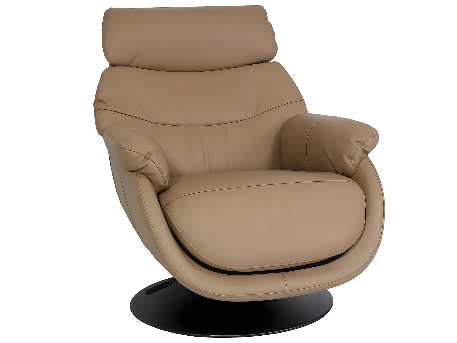 Relaxsessel mit Hocker MCW-K99, Taupe