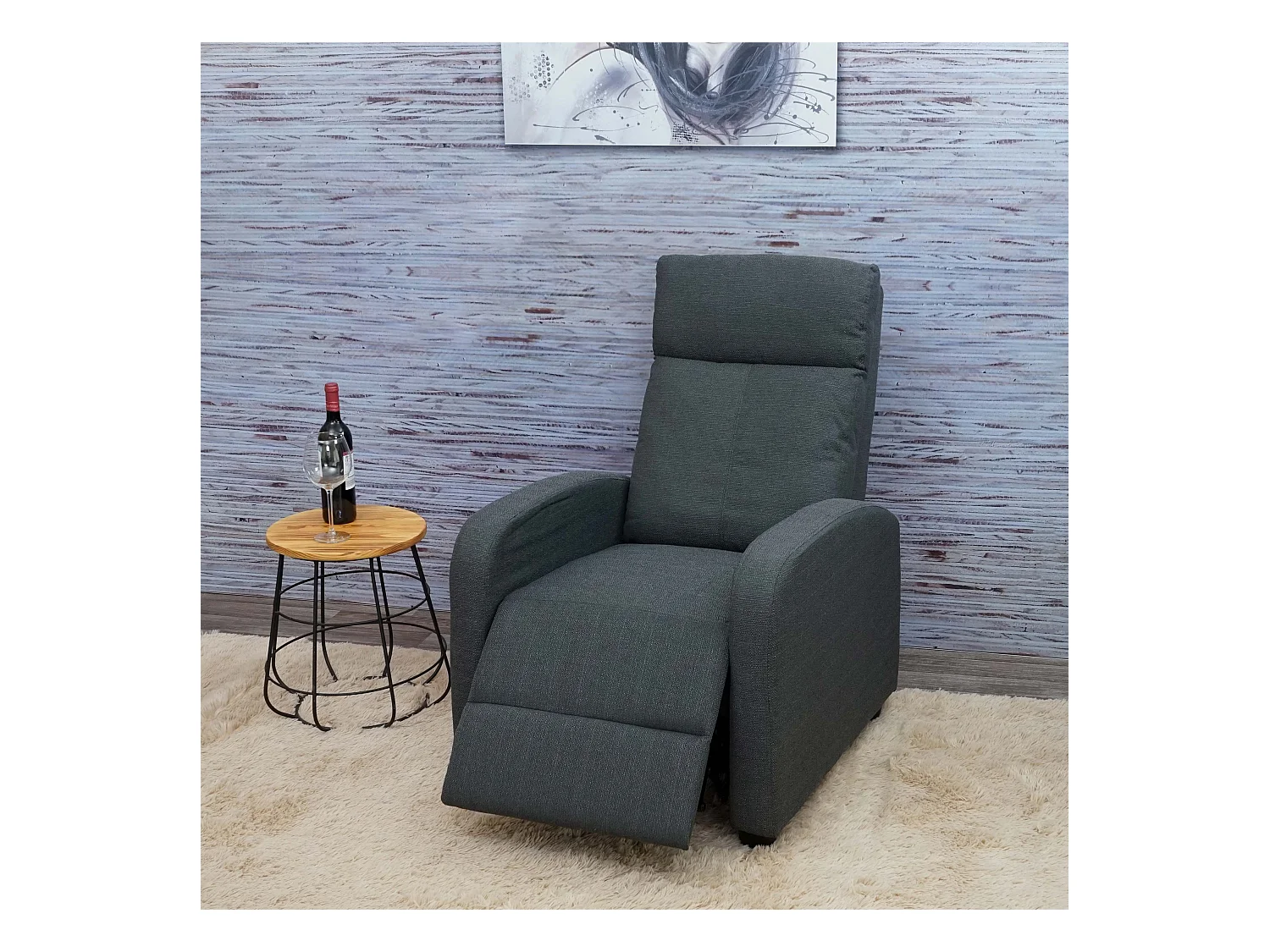 Leżanka MCW-F76,  jasnoszary