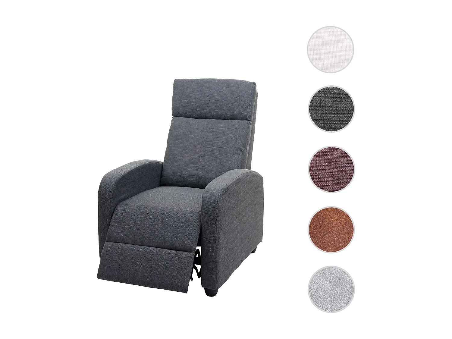 Relaxsessel MCW-F76, Hellgrau