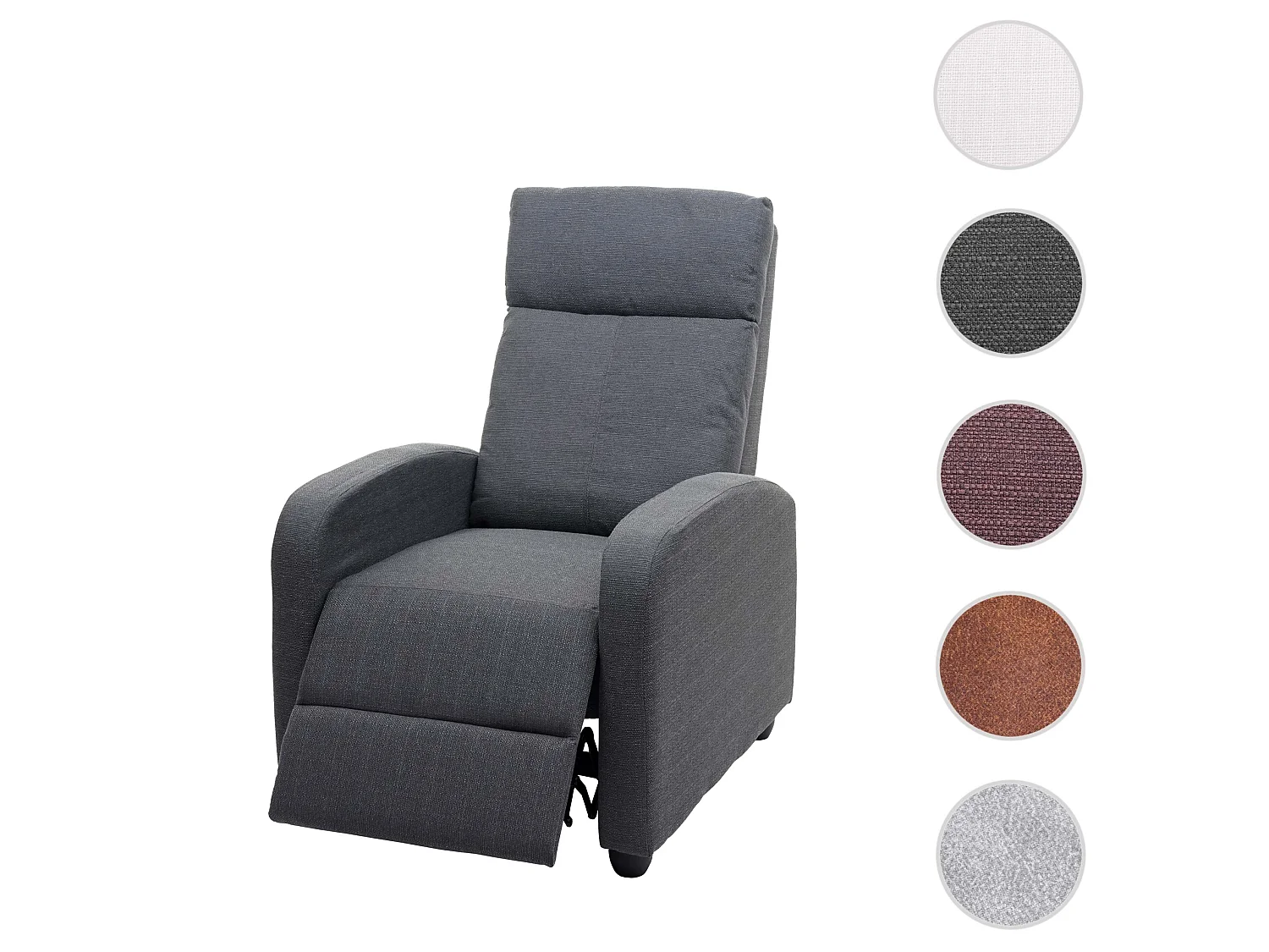 Fotel relaksacyjny MCW-F76,  jasnoszary