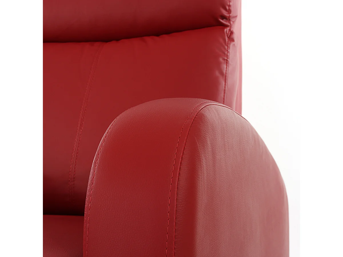 Fotel relaksacyjny Dallas,  czerwony