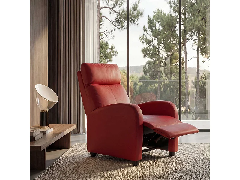 Relaxsessel Dallas, Rot