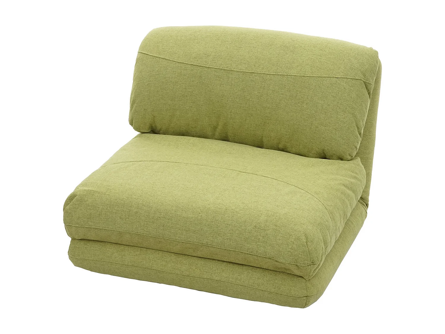 Fotel rozkładany MCW-E68,  zielony