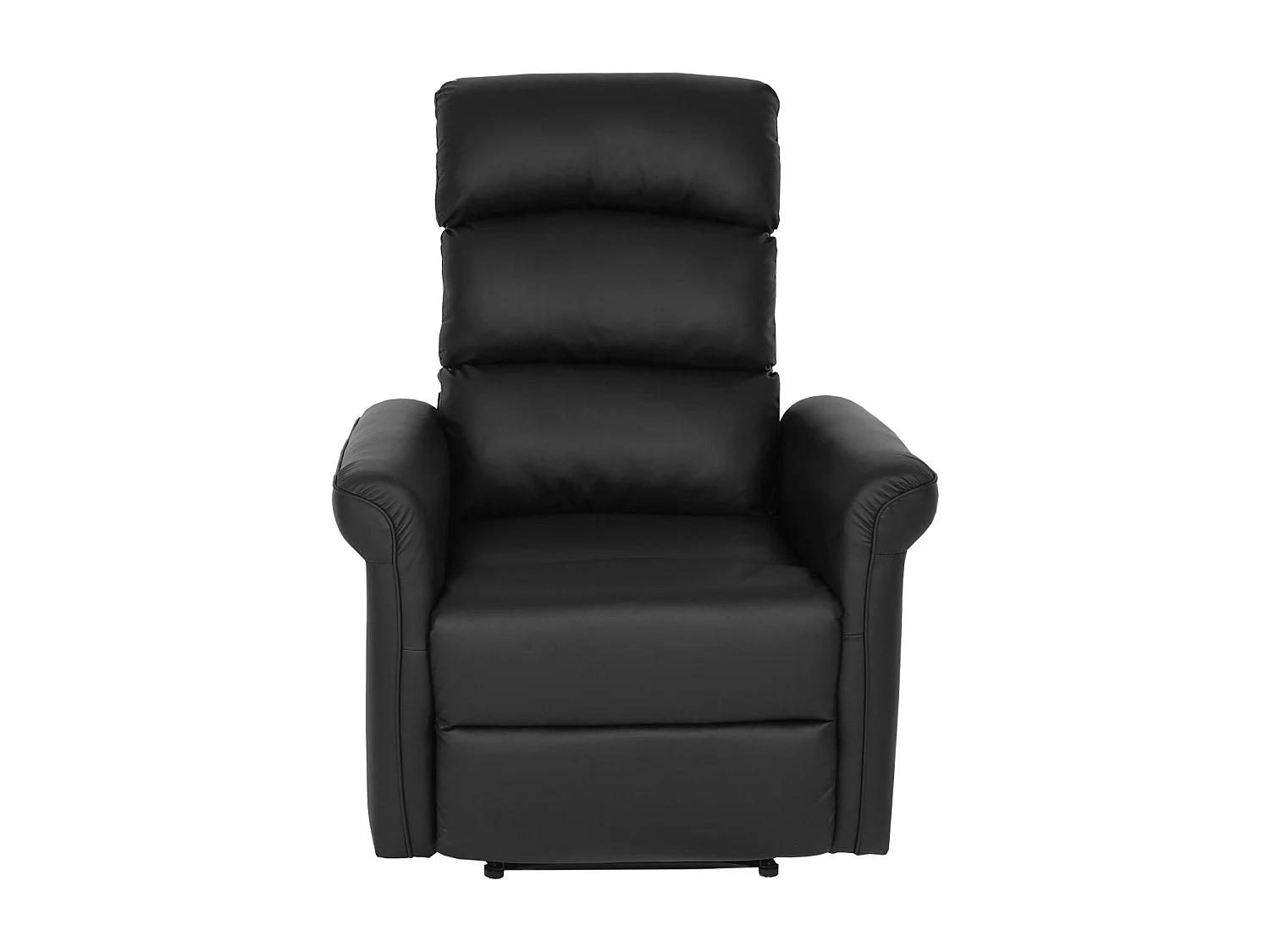 Poltrona relax reclinabile MCW-J96 ecopelle 104x84x90cm nero