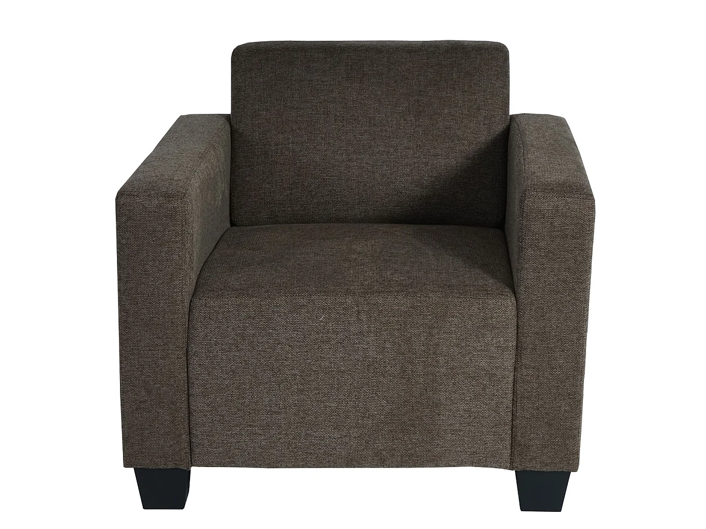 Sessel mit Ottomane Moncalieri, Braun