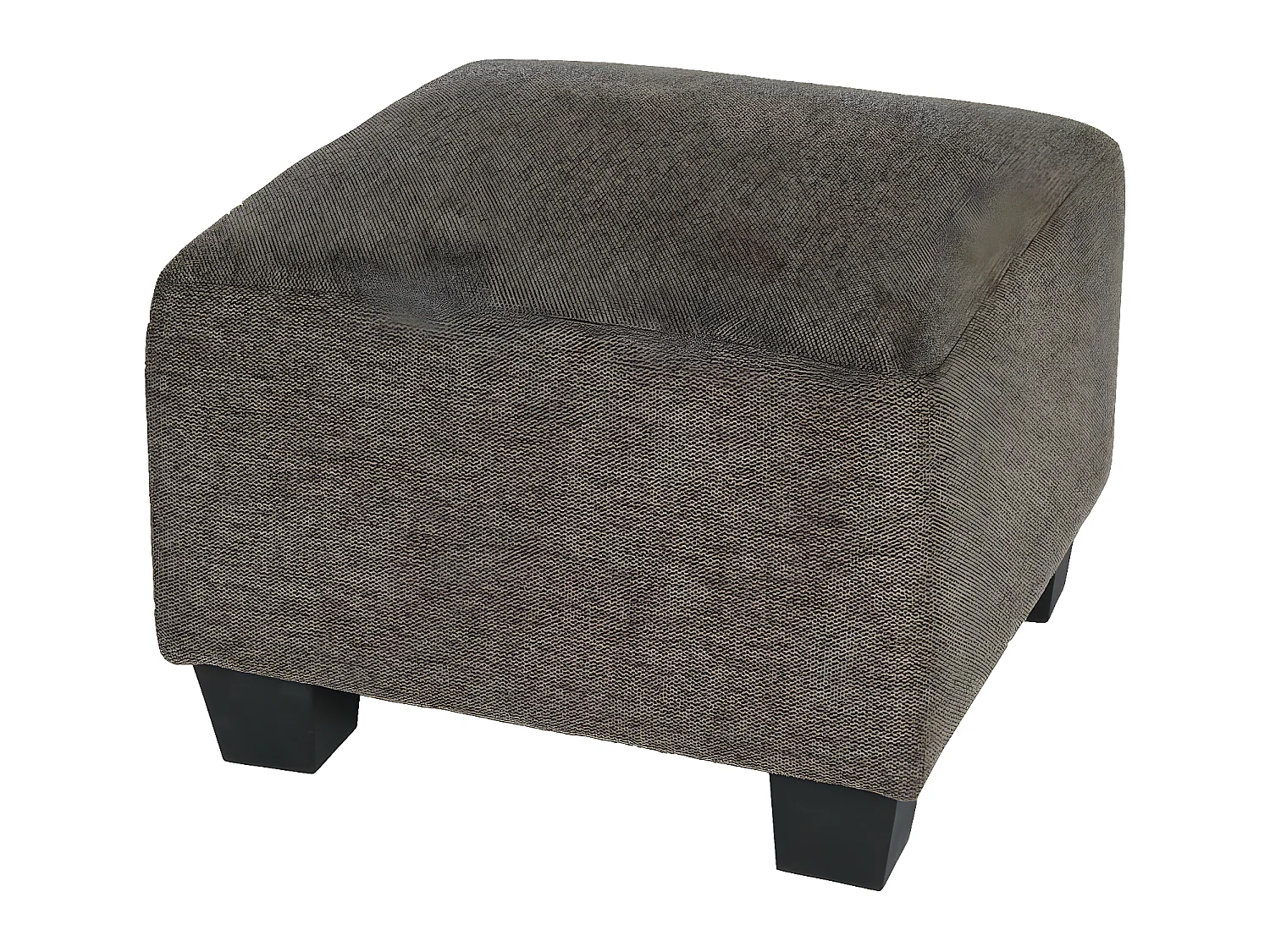 Sessel mit Ottomane Moncalieri, Braun