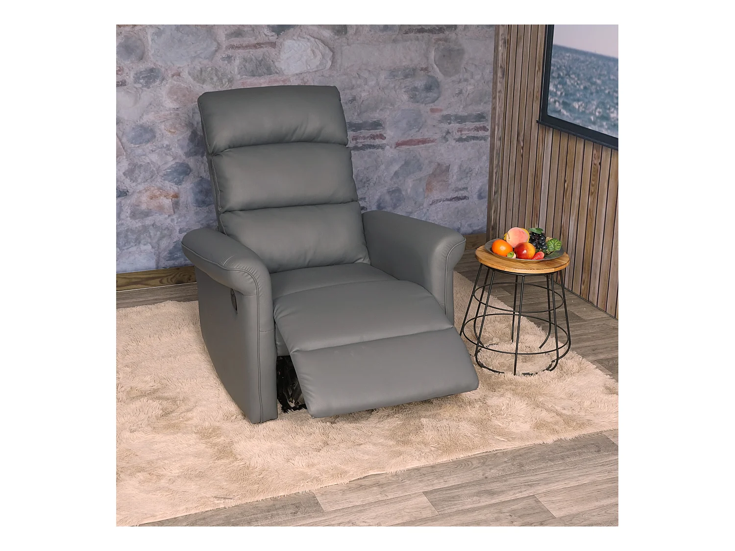 Televisiefotel MCW-J96 verstelbaar,  grijs