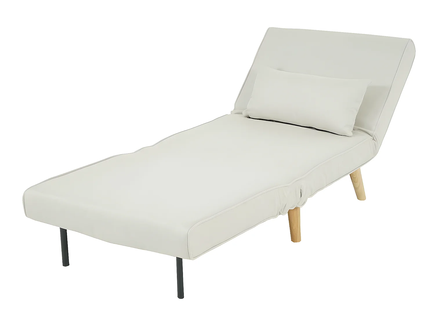 Slaapstoel MCW-D35,  crème-beige