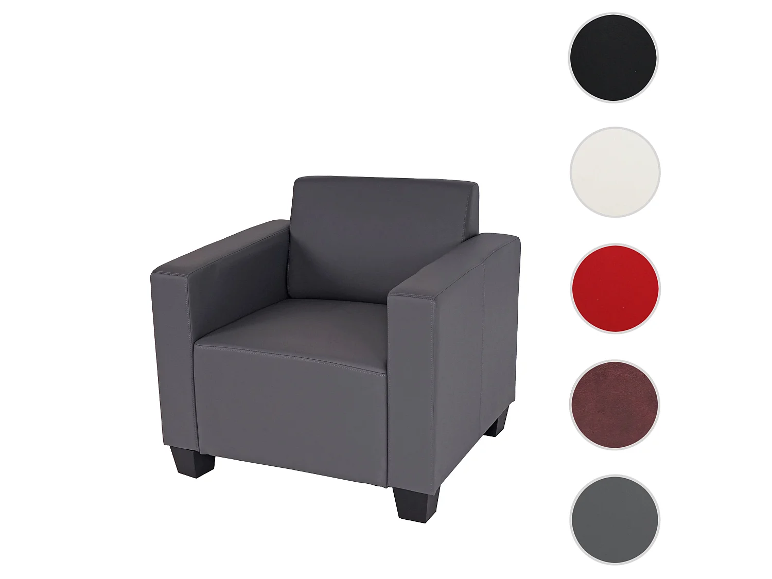 Loungestoel Moncalieri,  donkergrijs