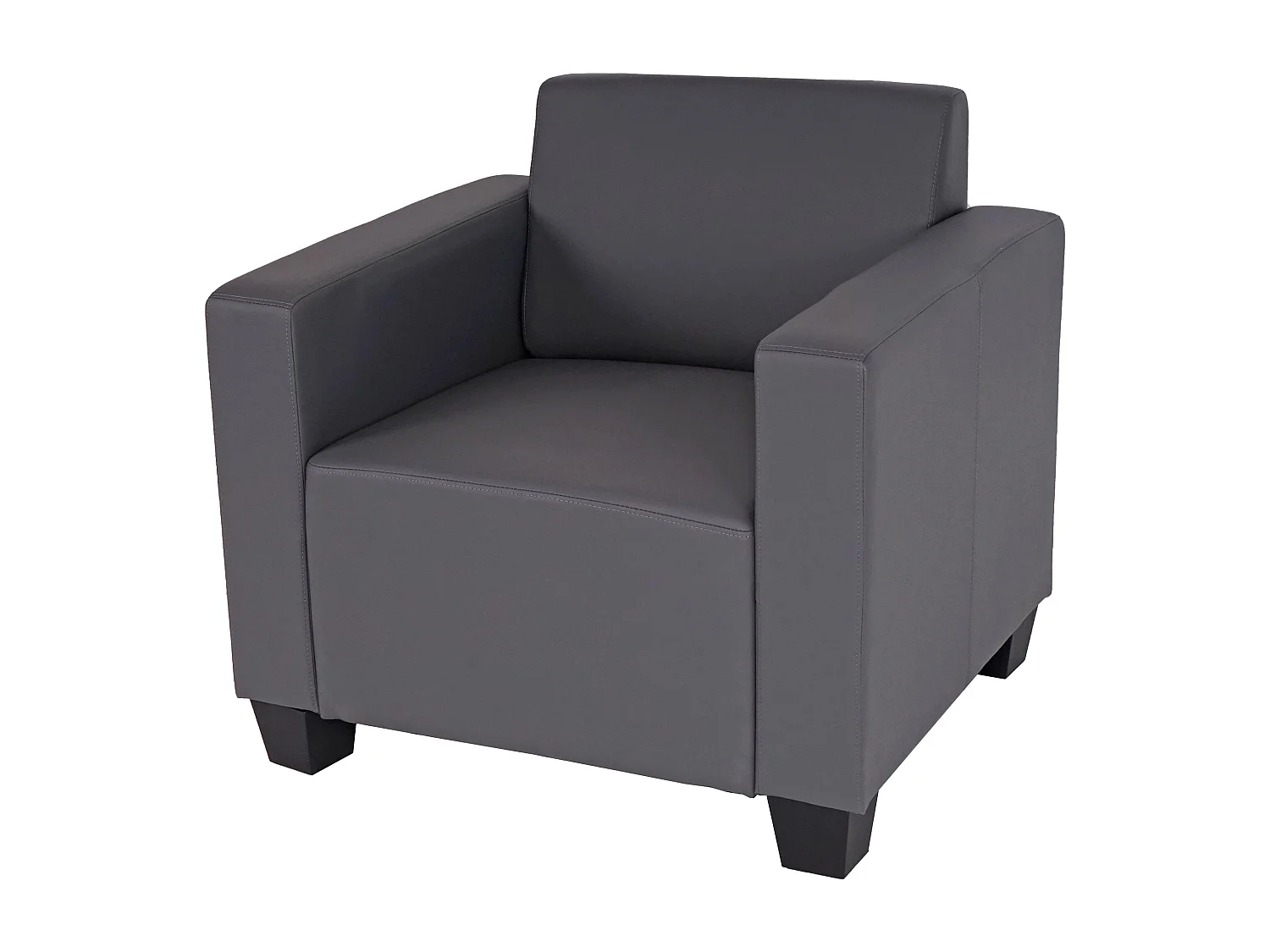 Fotel wypoczynkowy Moncalieri,  ciemnoszary