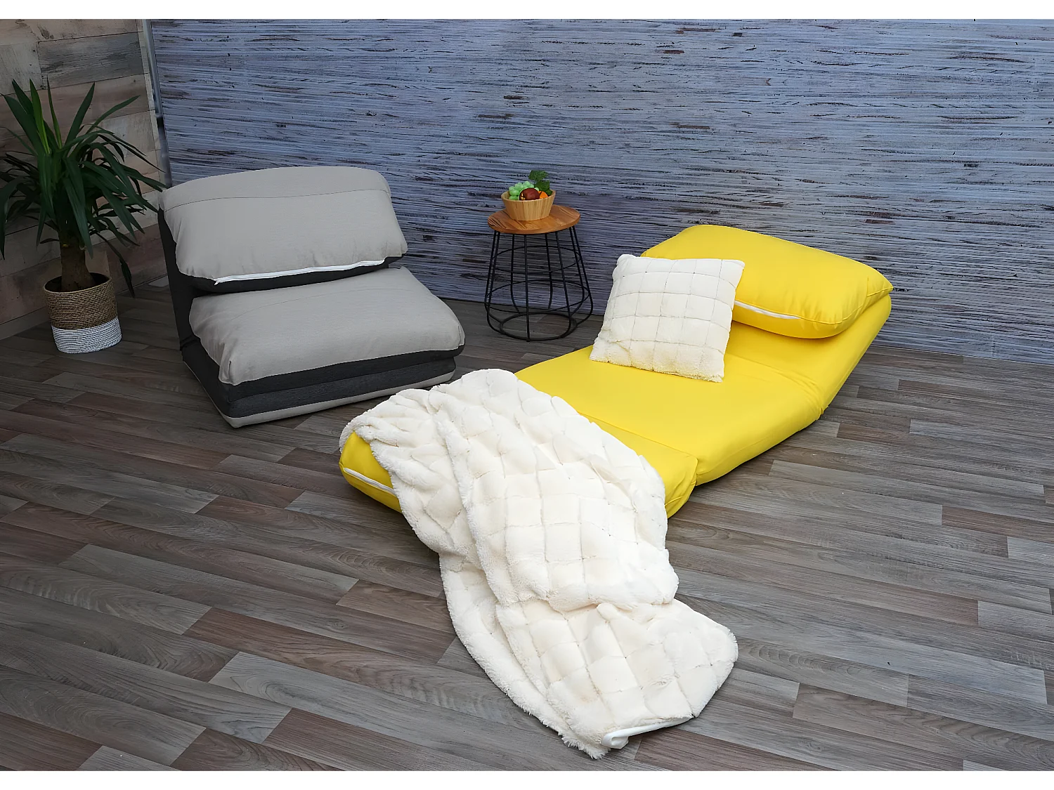 Schlafsessel MCW-E68, Gelb