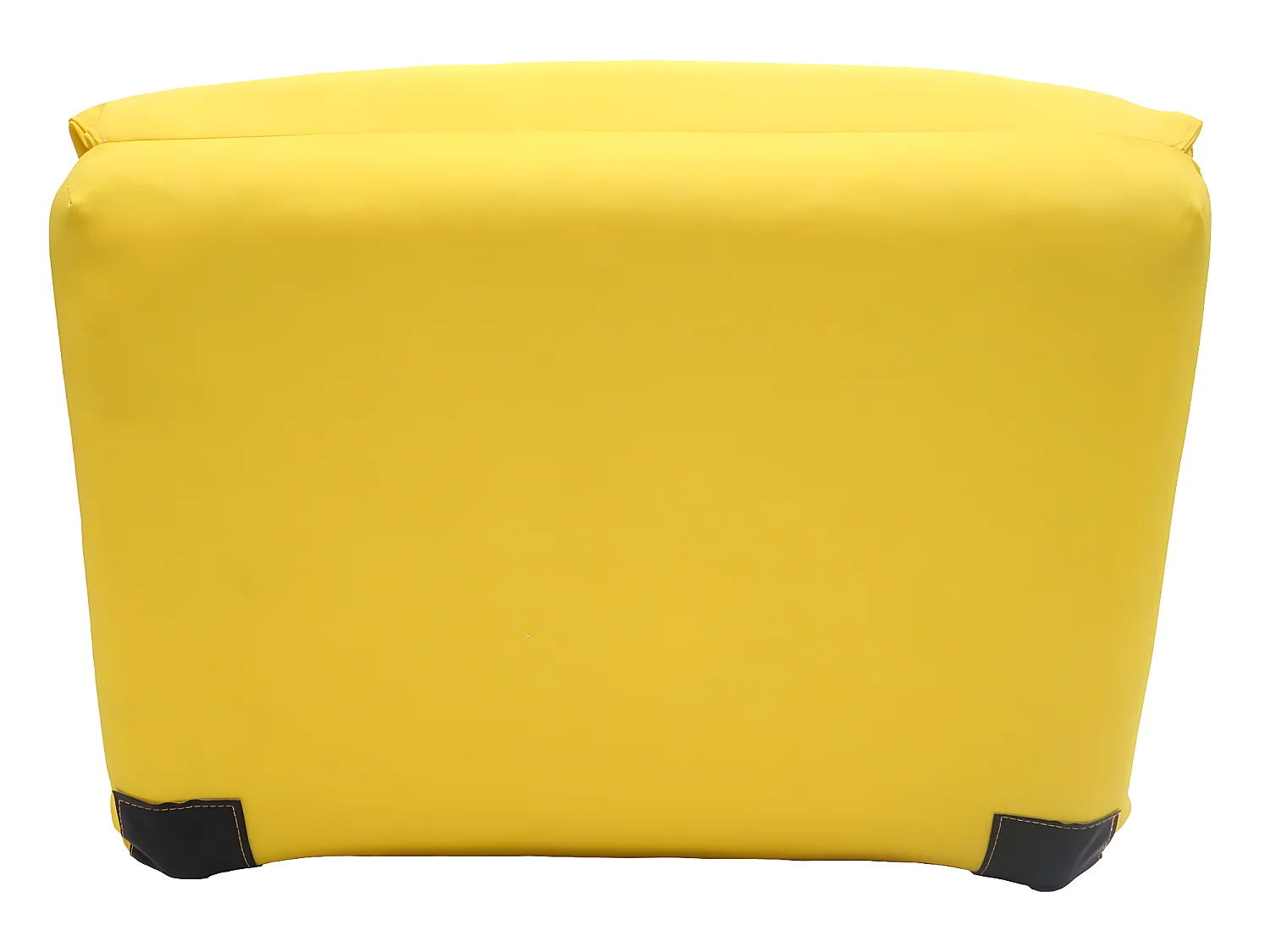 Fotel rozkładany MCW-E68,  żółty