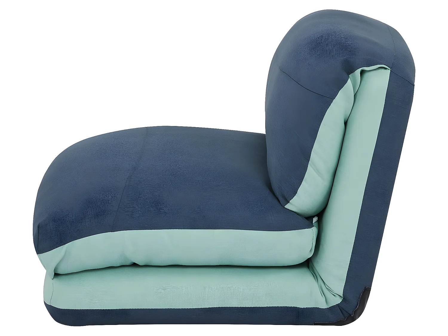 Schlafsessel MCW-E68, Hellblau/dunkelblau