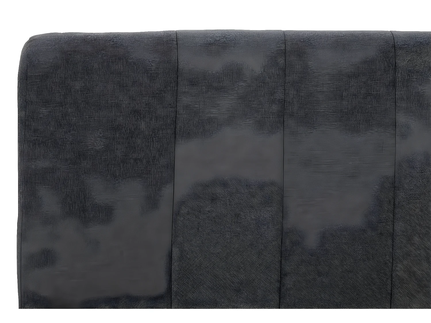 Divano letto sofà 2 posti reclinabile MCW-K29 186x97cm tessuto grigio scuro