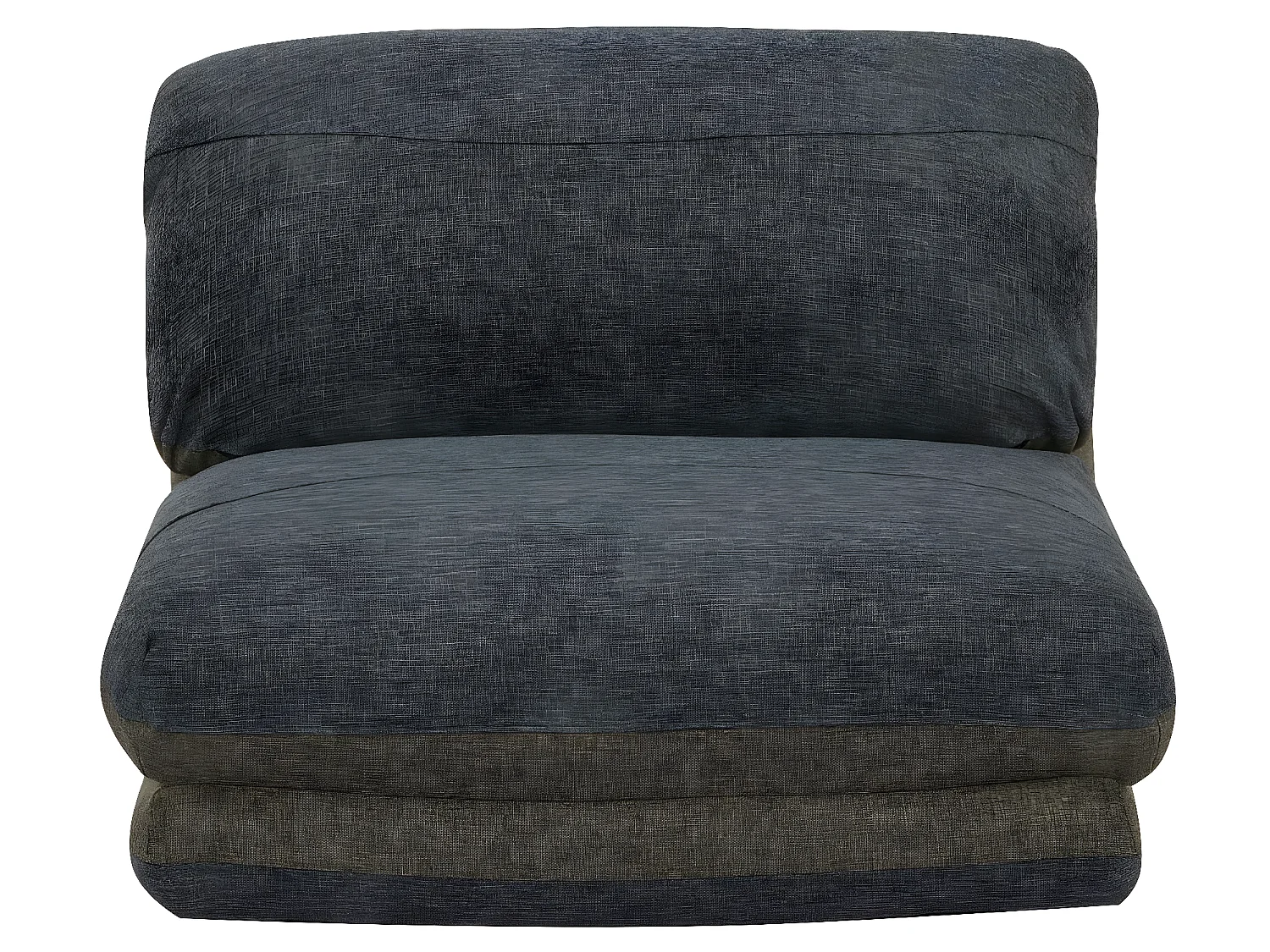 Fotel do spania MCW-E68,  khaki/ciemnoszary