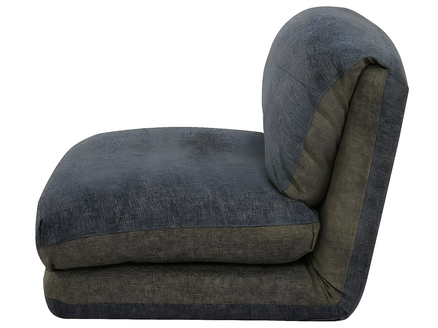 Fotel do spania MCW-E68,  khaki/ciemnoszary