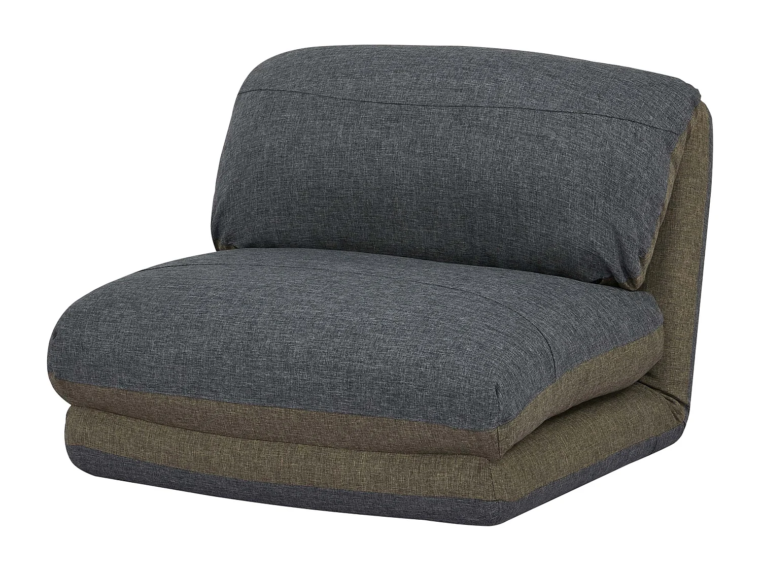 Schlafsessel MCW-E68, Khaki/dunkelgrau