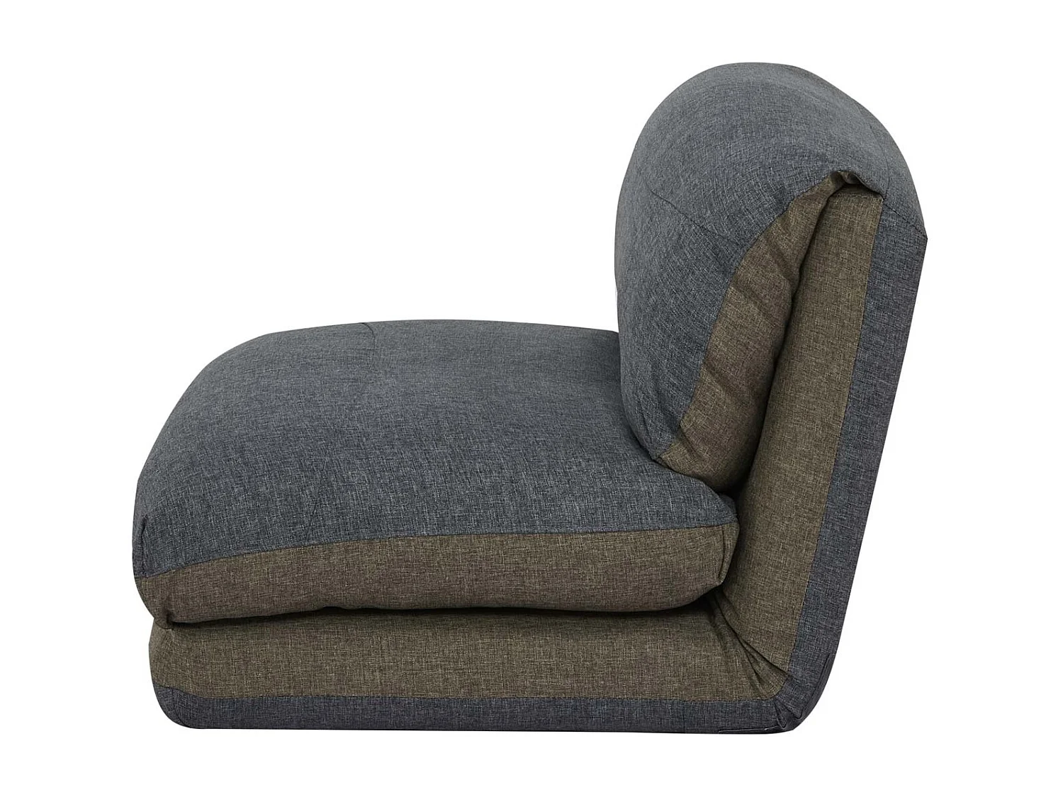 Schlafsessel MCW-E68, Khaki/dunkelgrau