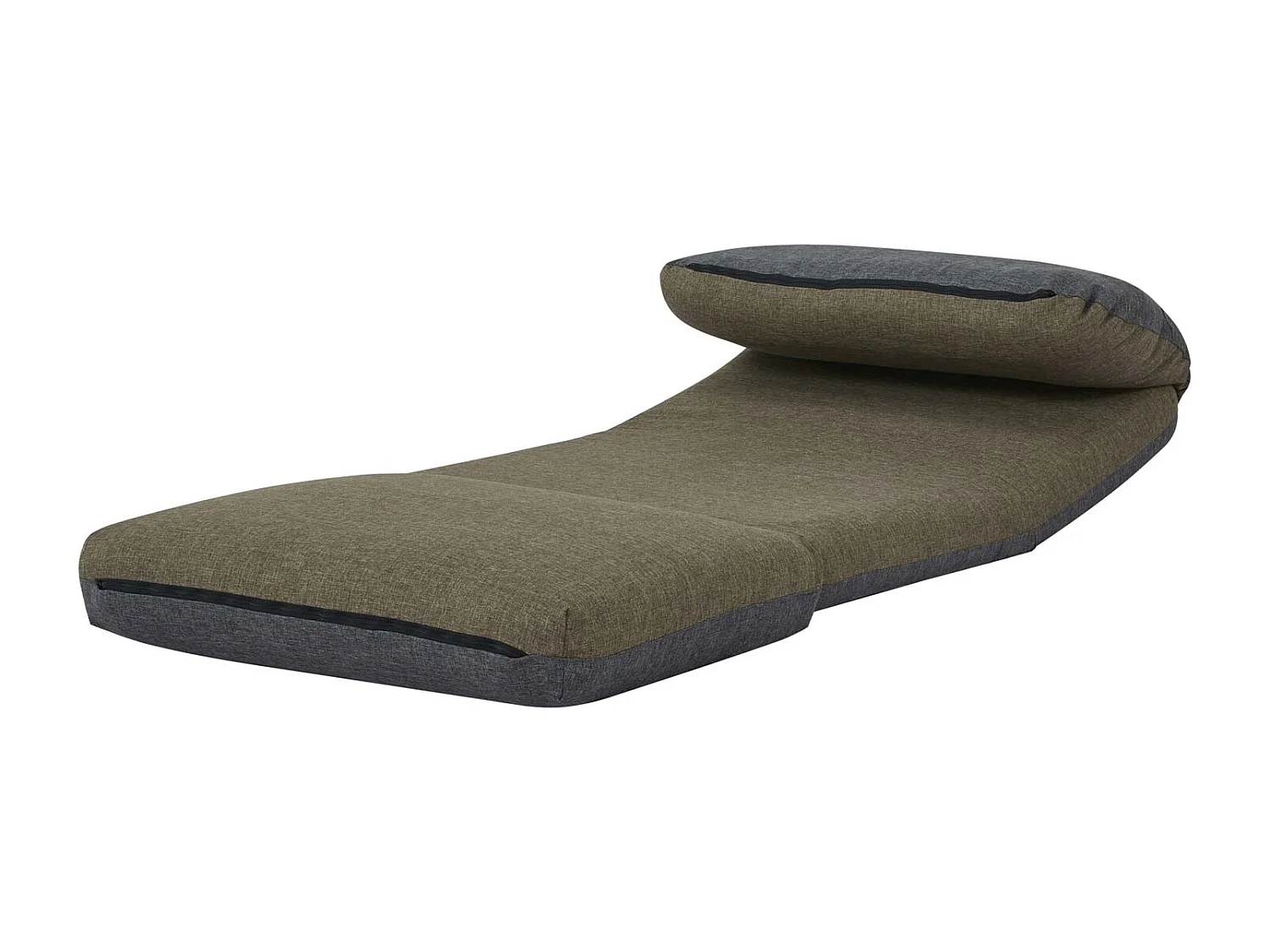 Schlafsessel MCW-E68, Khaki/dunkelgrau