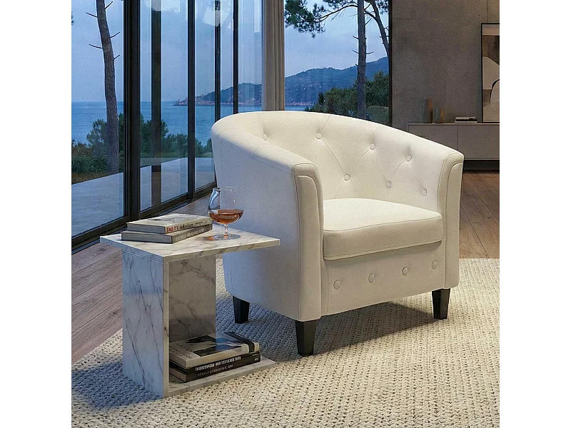 Loungesessel Stafford T810, Weiß