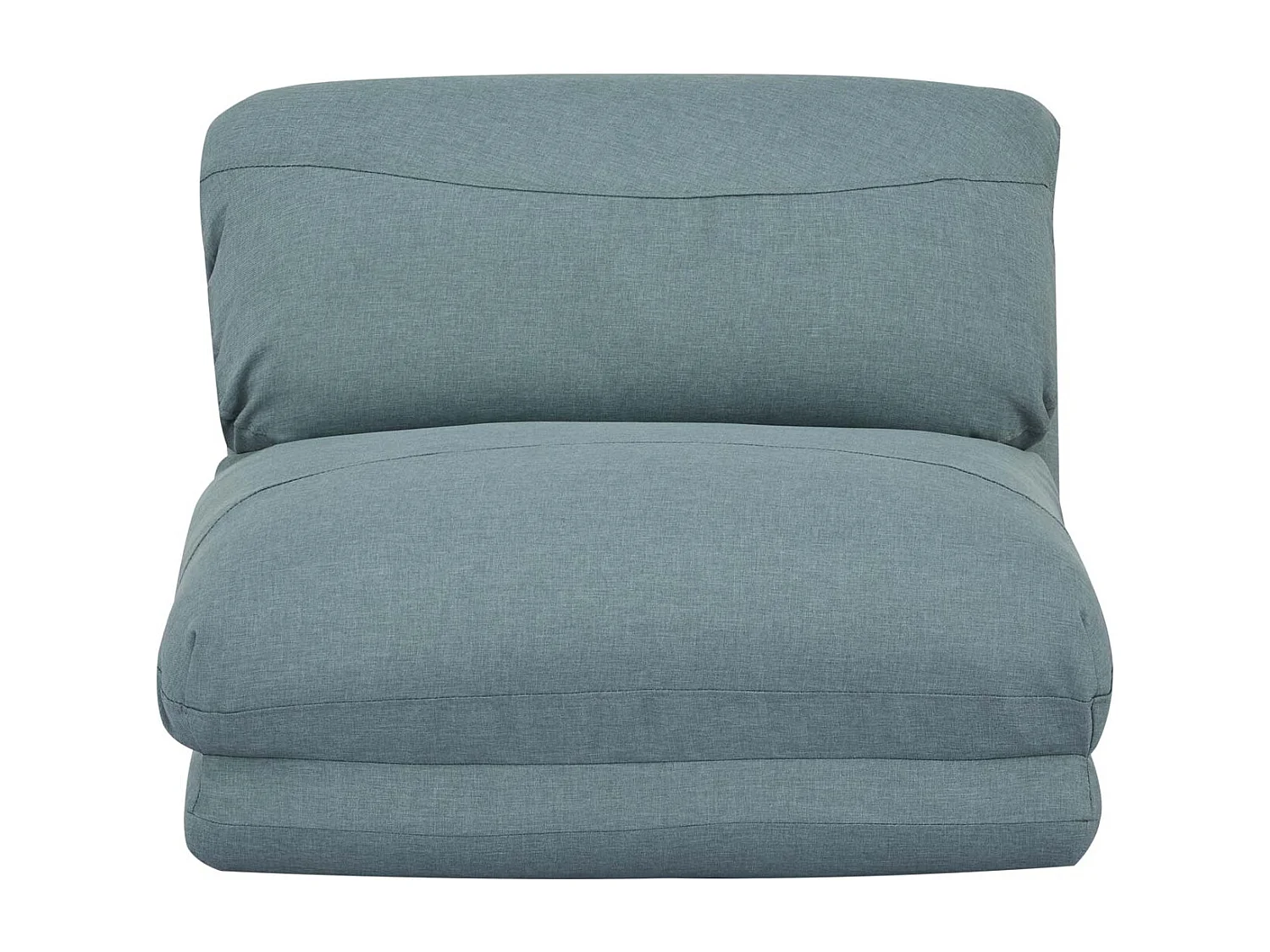 Fotel rozkładany MCW-E68,  szaro-niebieski