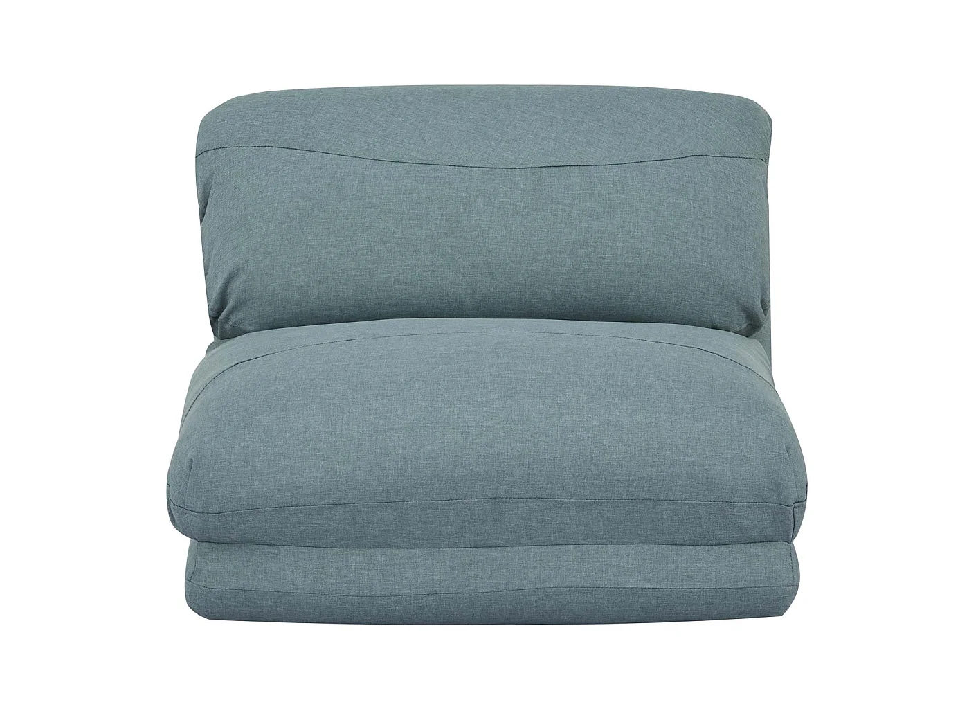 Fotel rozkładany MCW-E68,  szaro-niebieski