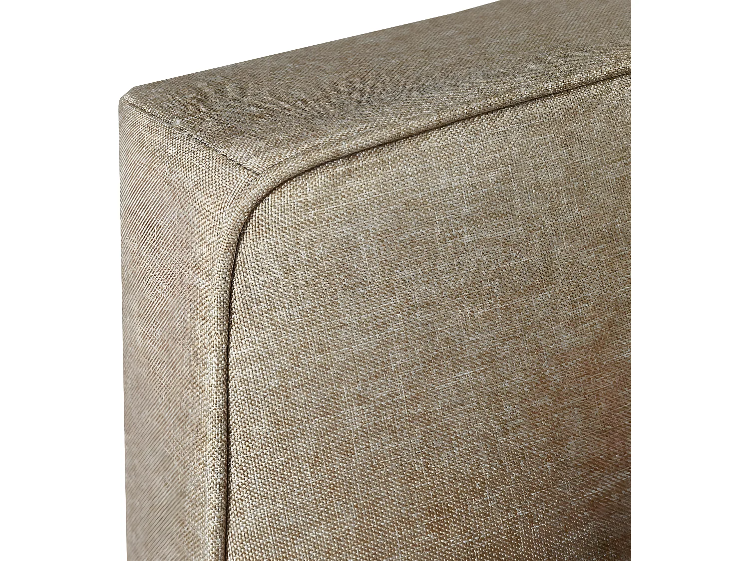 Poltrona letto relax trasformabile moderno con cuscino MCW-L90 tessuto avorio beige