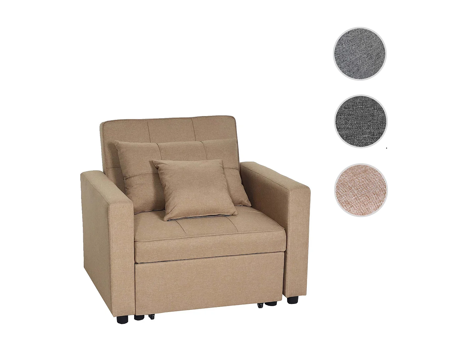 Sovesofa MCW-L90,  taupe