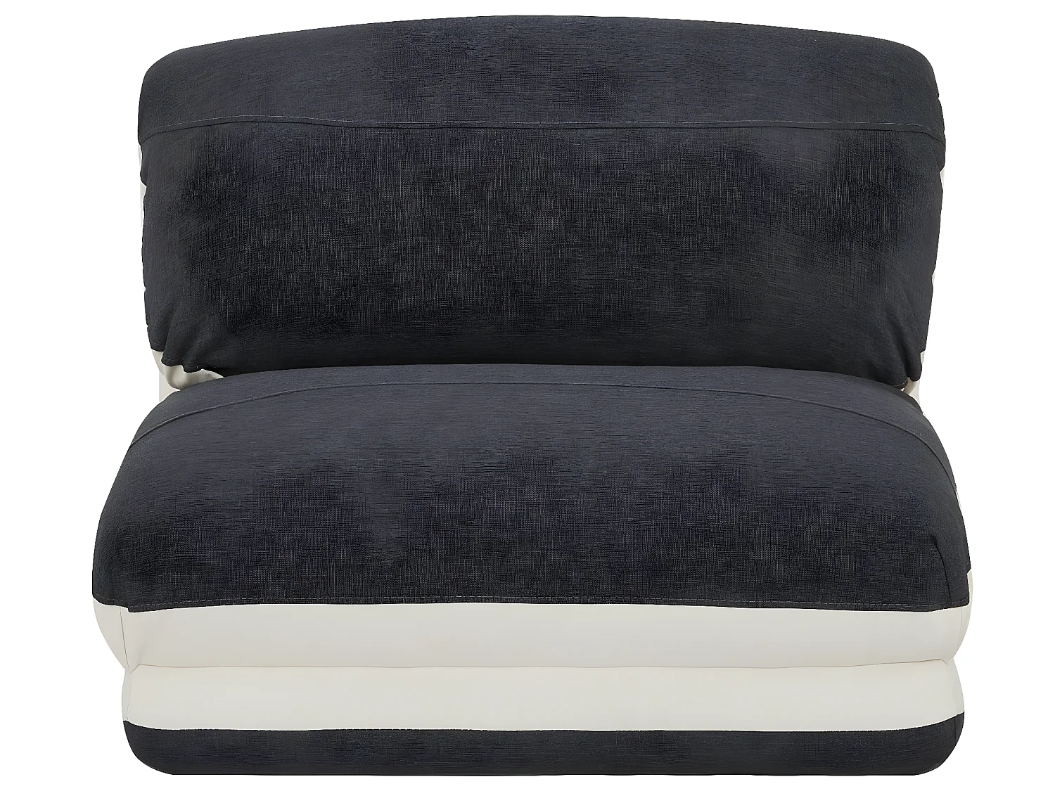 Schlafsessel MCW-E68, Creme/schwarz