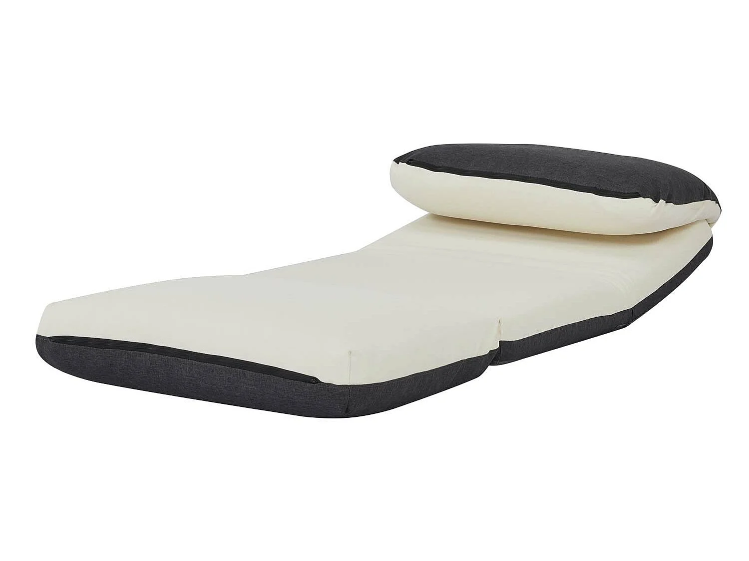 Schlafsessel MCW-E68, Creme/schwarz