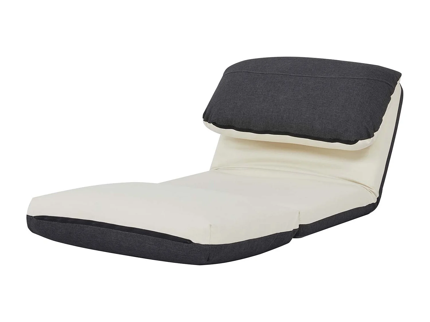 Schlafsessel MCW-E68, Creme/schwarz