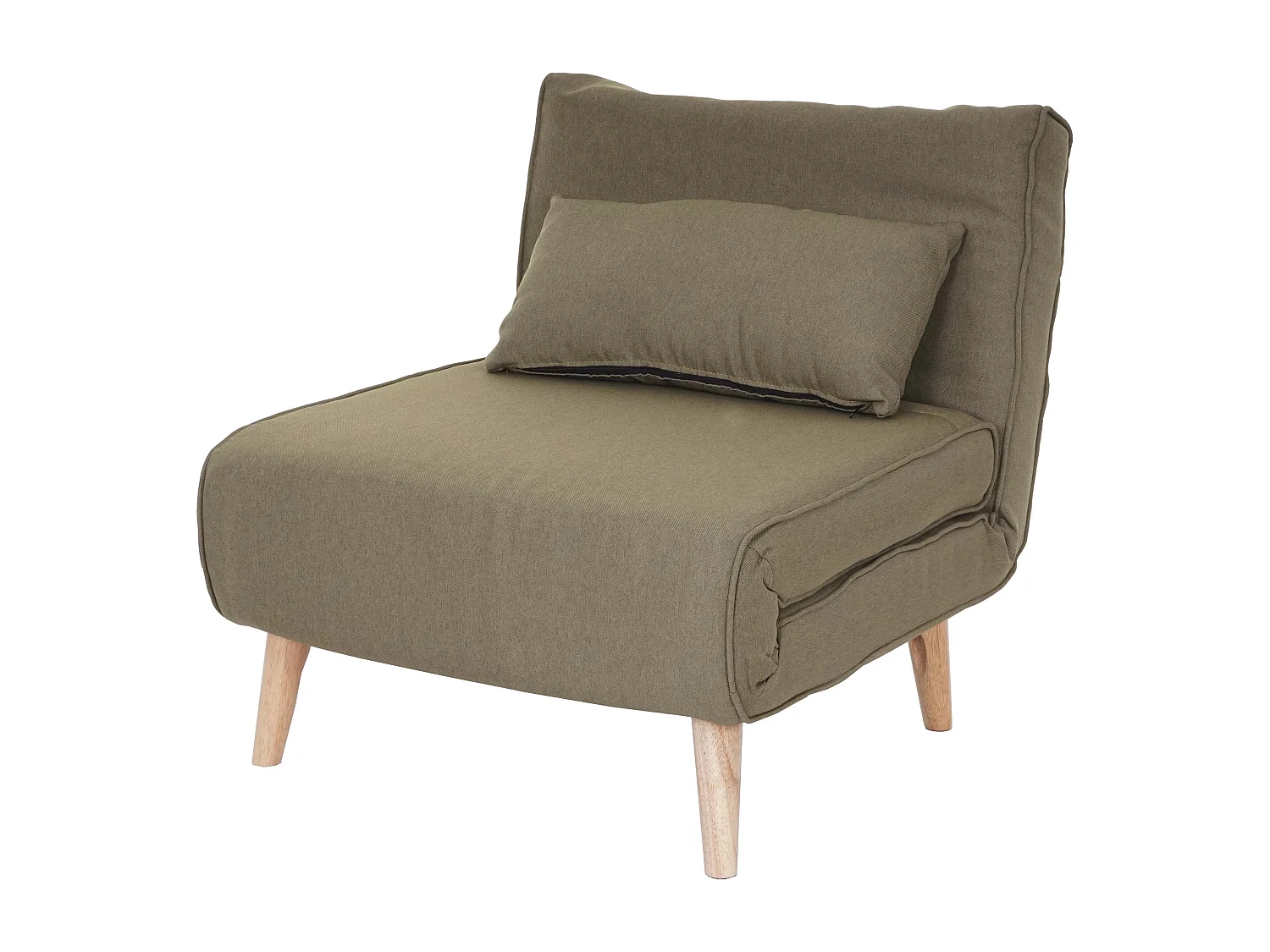 Fotel rozkładany MCW-D35,  zielony