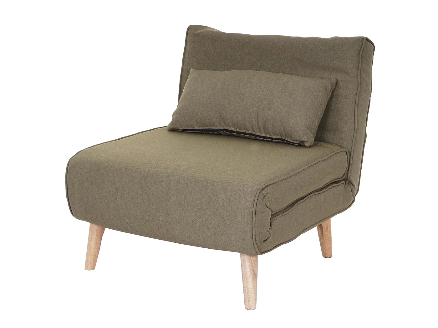 Fotel rozkładany MCW-D35,  zielony