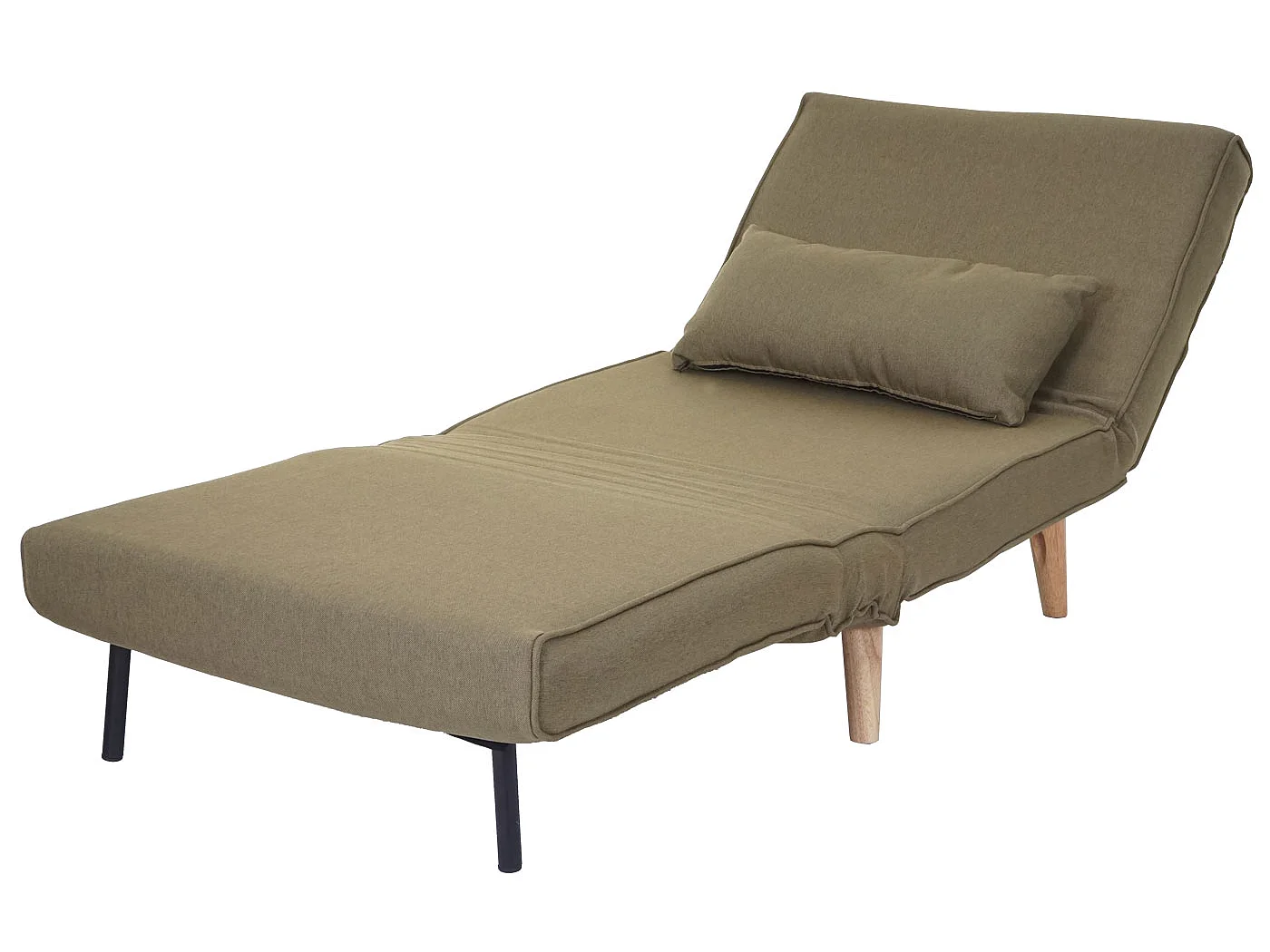 Fotel rozkładany MCW-D35,  zielony