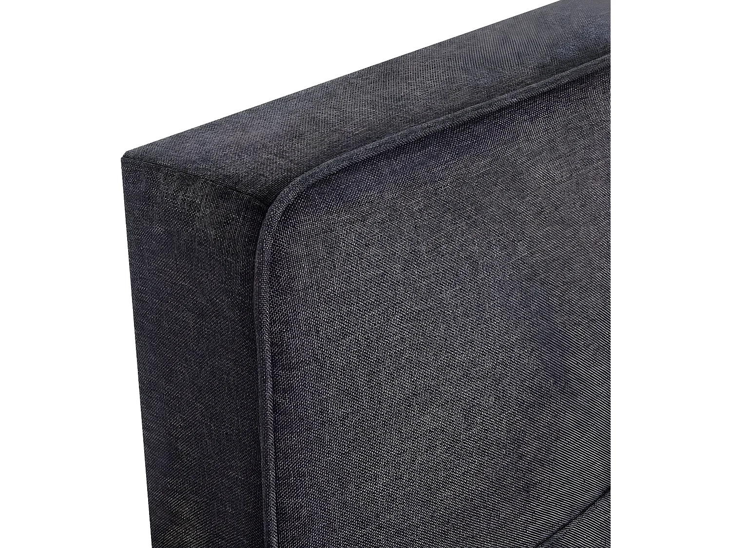 Poltrona letto relax trasformabile moderno con cuscino MCW-L90 legno tessuto grigio scuro