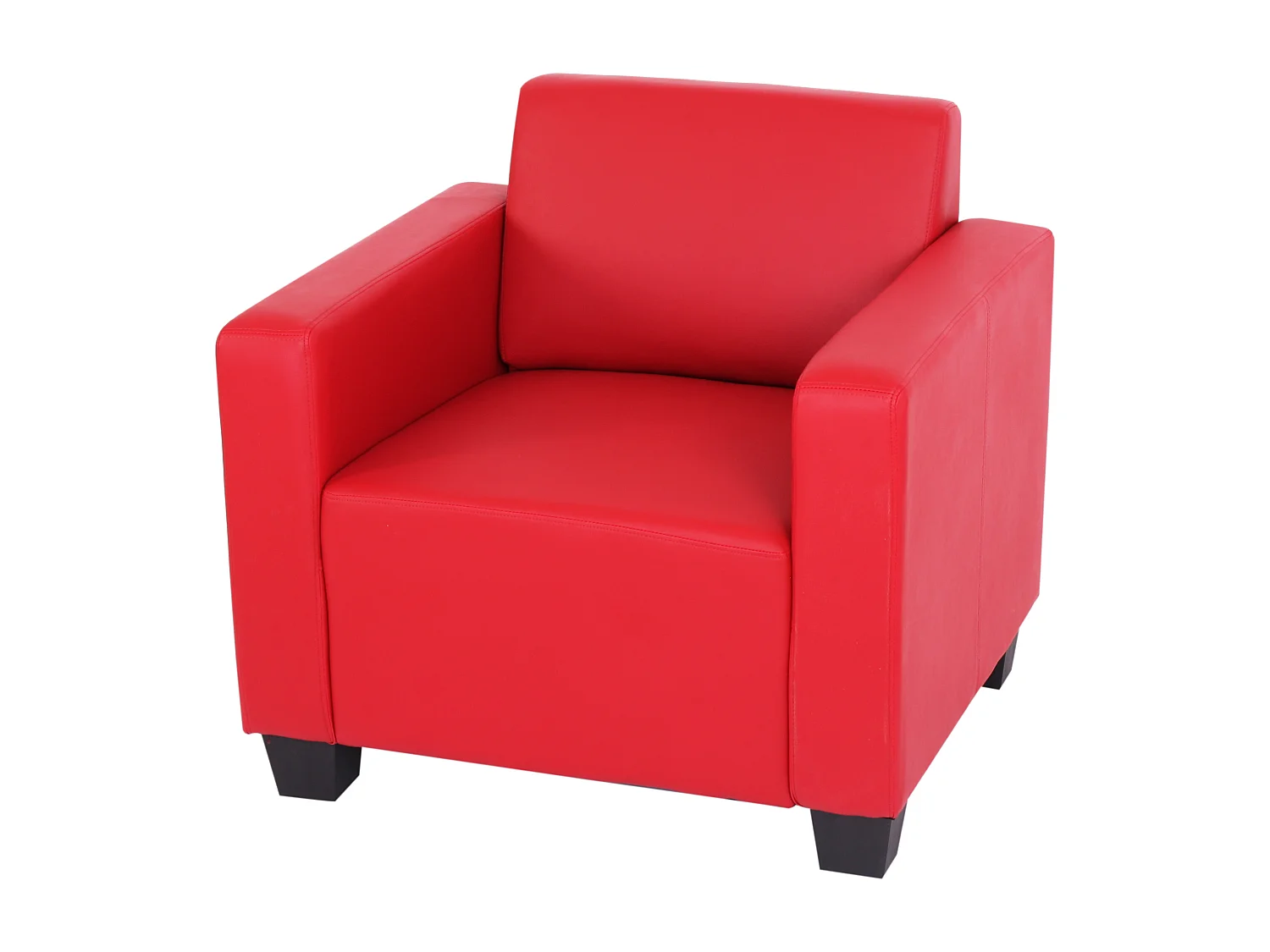 Fotel wypoczynkowy Moncalieri,  czerwony