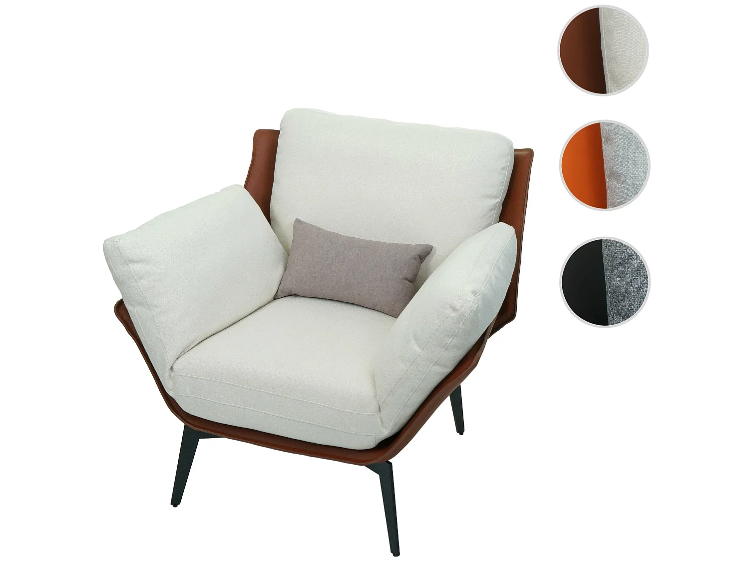 Sillón MCW-L82,  marrón oscuro